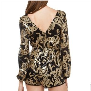 Akira Chicago Black Label Romper Sz Small